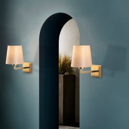 Opviq Profil - 4651 Lámpara de pared Oro y Crema